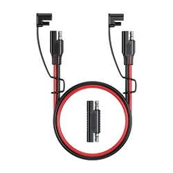 Battery Charging Cable SAE To SAE 12V-36V Quick Disconnect Extension Cable Waterproof Car 16 AWG Line Automotive Extension Cable