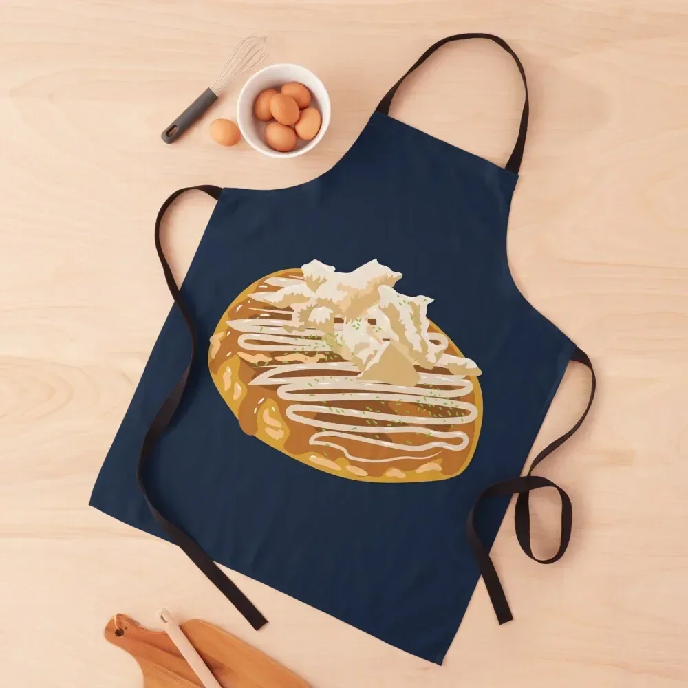 

Japanese Okonomiyaki Pancake Apron professional hairdresser Home and kitchen products waiter Apron