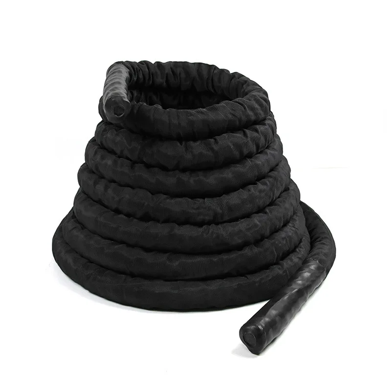 

Battle Exercise Training Rope Fitness Gym Power Training Battle Rope With Nylon Cover