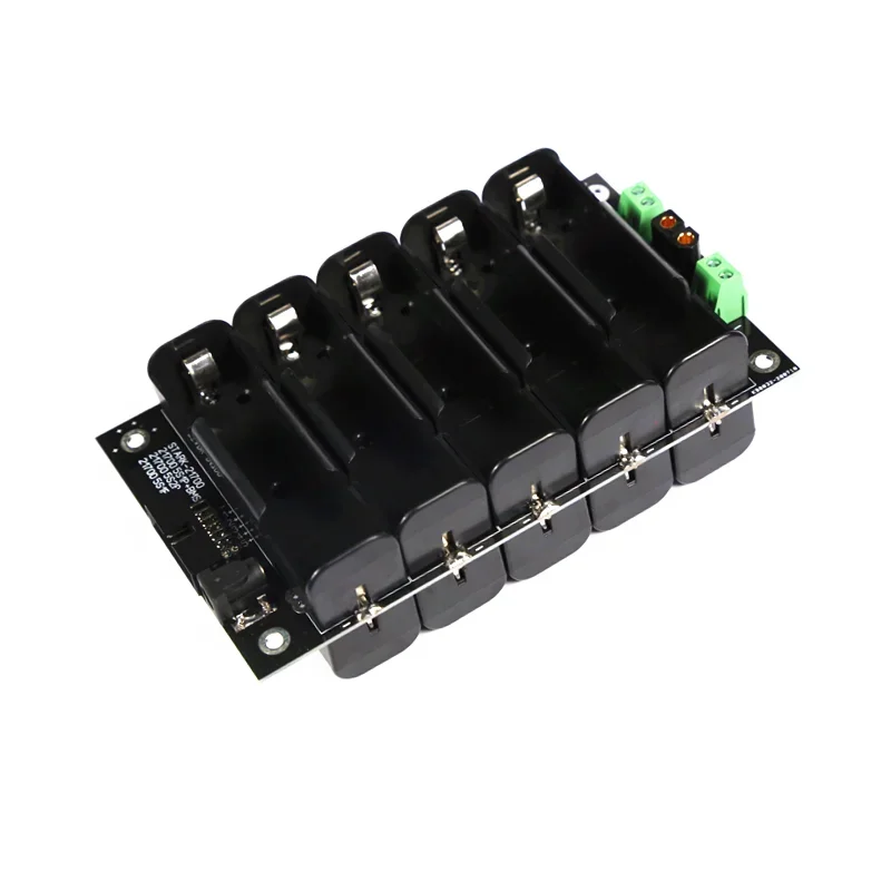 Power Bank Case 21700 Battery Holder 5S 21V Battery Pack Storage Box Balance Circuits 60A 120A BMS PCB 5s 21700 Power Wall diy