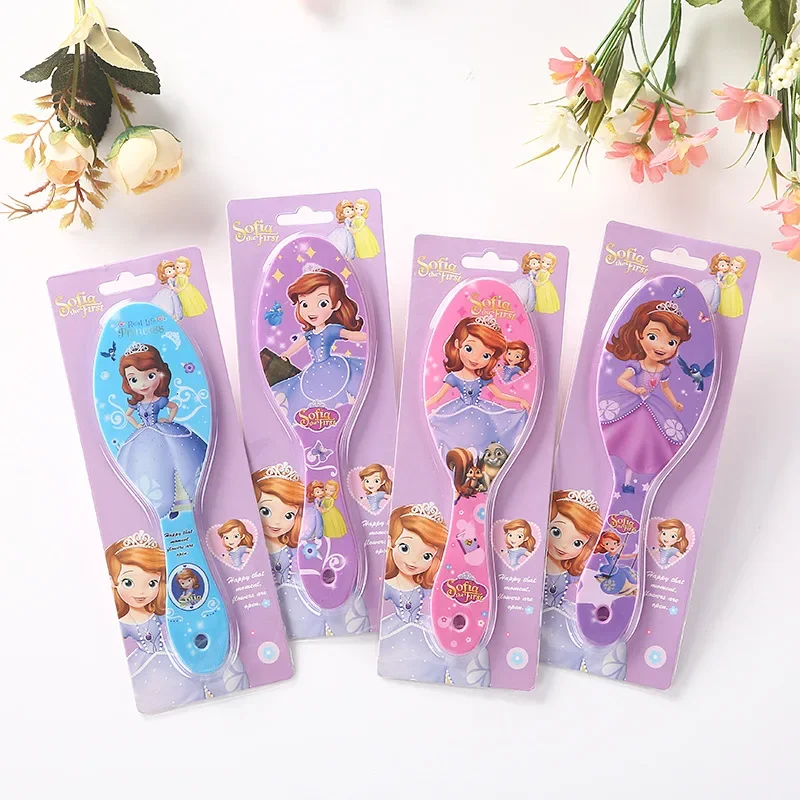 Disney Frozen Air Cushion Hair Combs Cartoon Anime Figure Mickey Minnie Sofia Elsa Anna Princess Massage Comb Birthday Gifts Toy