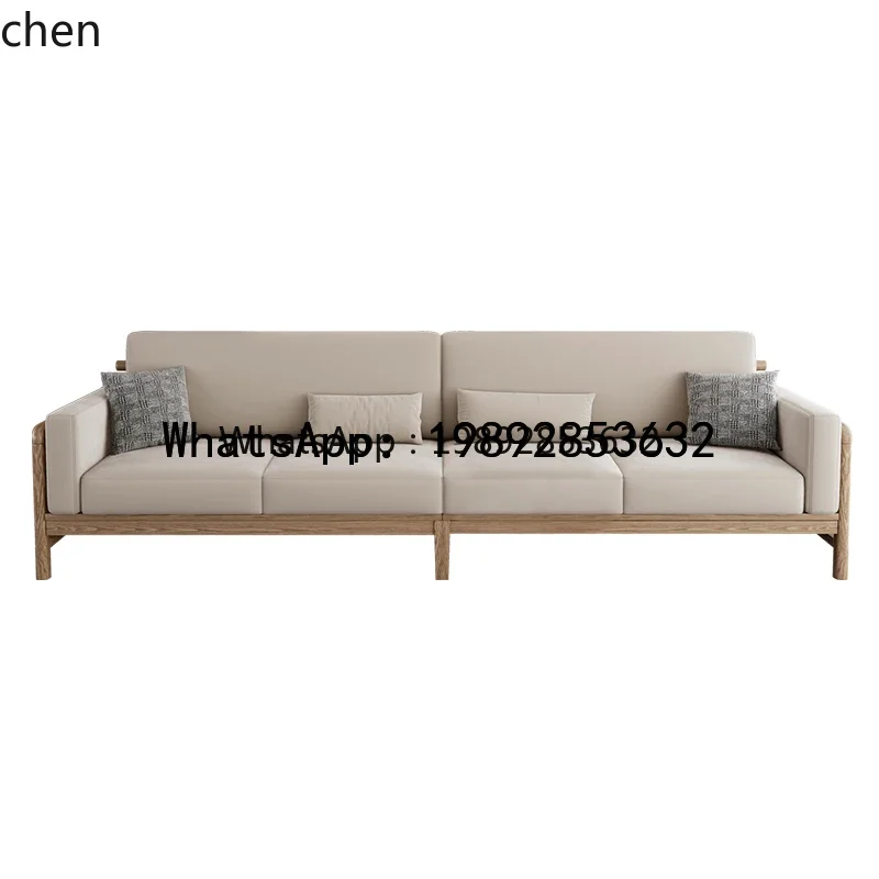 X9  simple ash log solid wood sofa living room furniture modern corner fabric home accessories