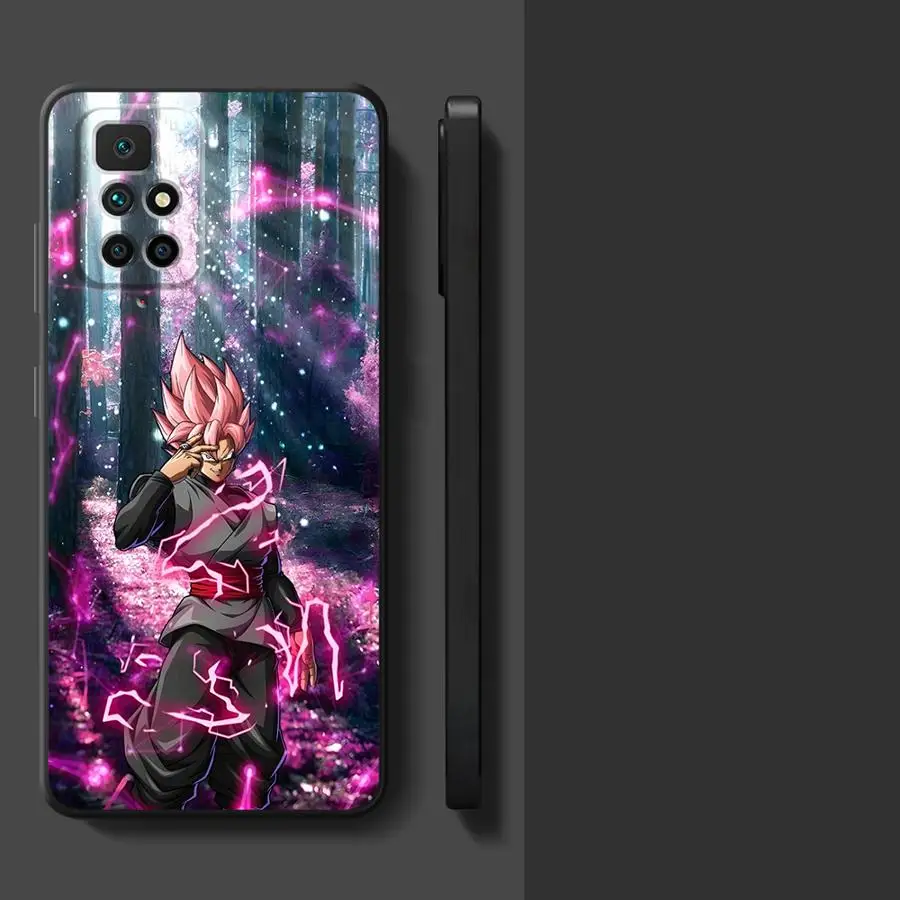 Black Soft Phone Cover Case for Xiaomi Redmi A4 A1 A2 Plus 10 A5 9 14C 12C A3 13C K40 K80 Pro Dragon Ball Super Saiyan God