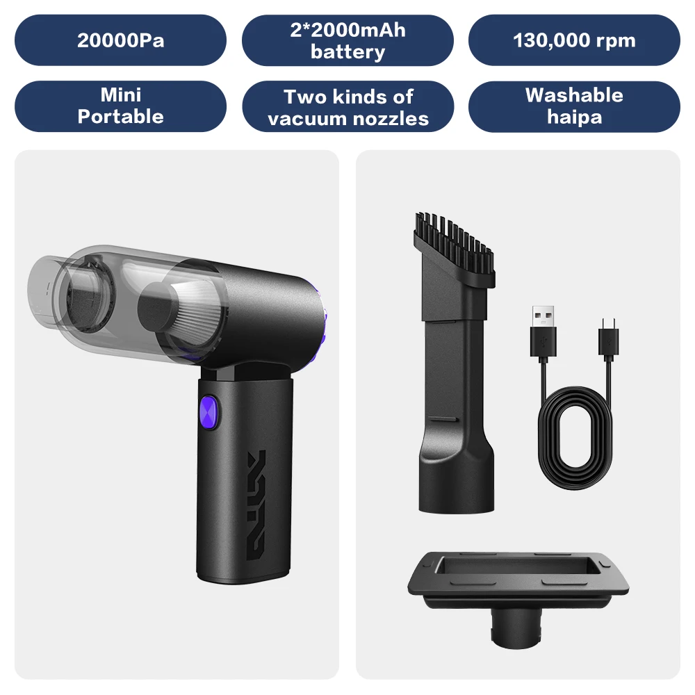 

New Air Blower 130000Rpm Turbo Blower Jet Fan Cordless Compressed Air Duster Car Vacuum Cleaner High Power Brushless Motor Dryer