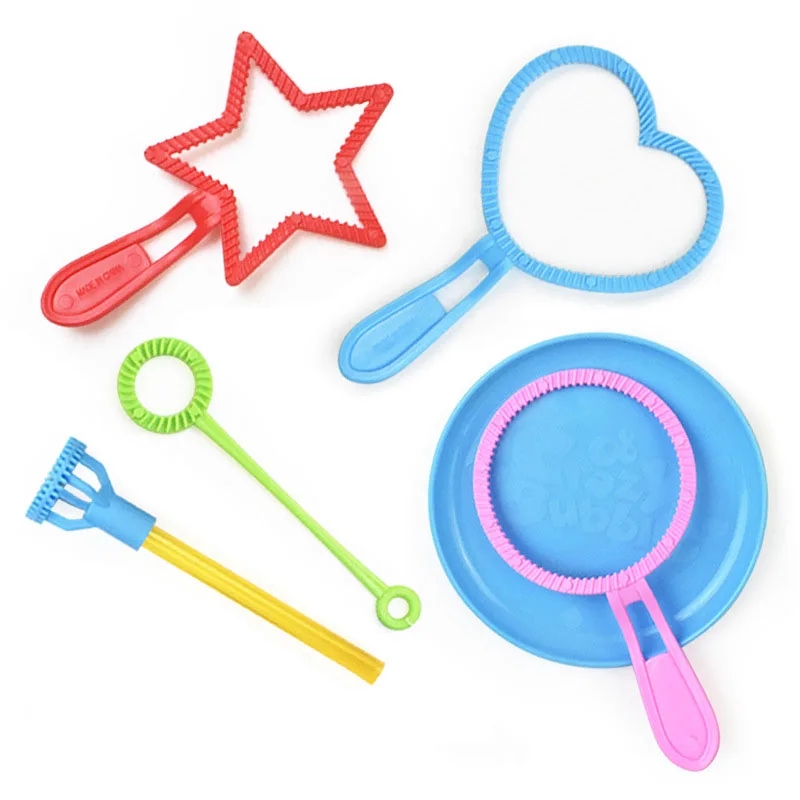 Ensemble de 6 pièces de jouets de plage et d'eau pour enfant, bâtonnets à bulles, jouet coule parent-enfant, jeu amusant en plein air