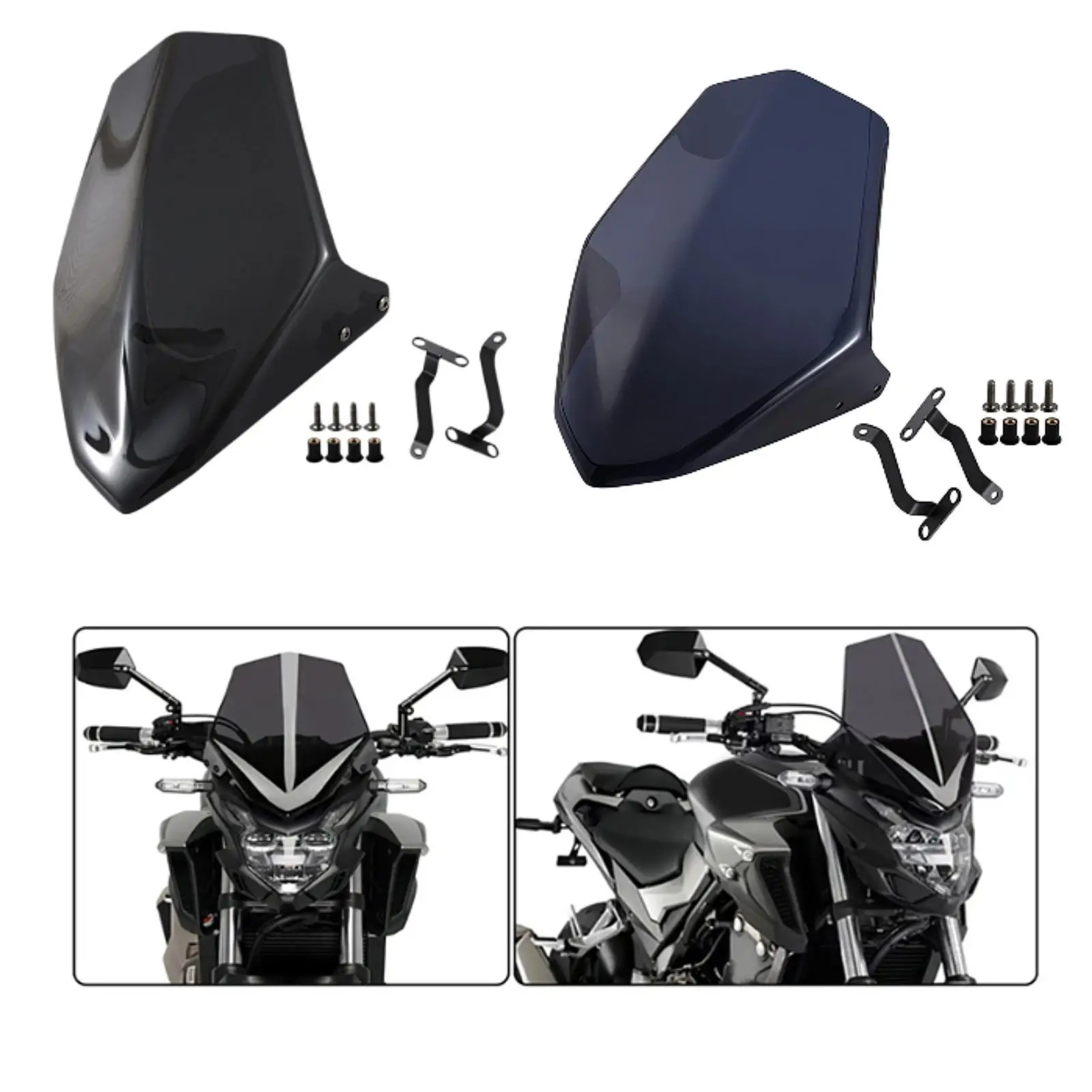 Kaca Depan Sepeda Motor Mudah Dipasang untuk Honda CB400F