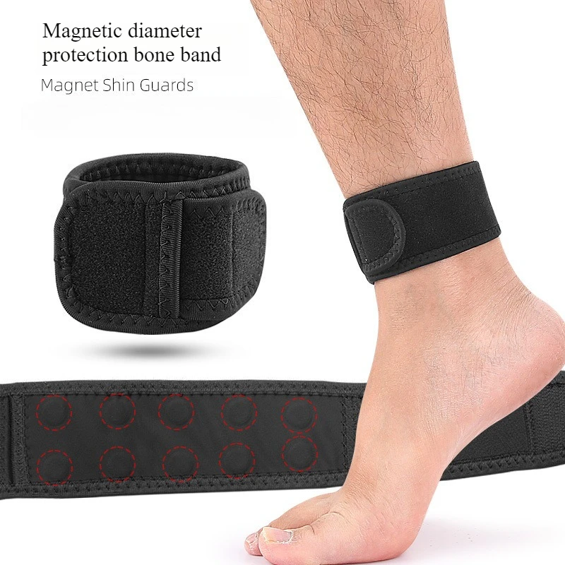 Foot Tibia Compression Fixation Magnet Shin Guards Strong Stitching  Duranility Adjustable Straps Sports Travel Protective