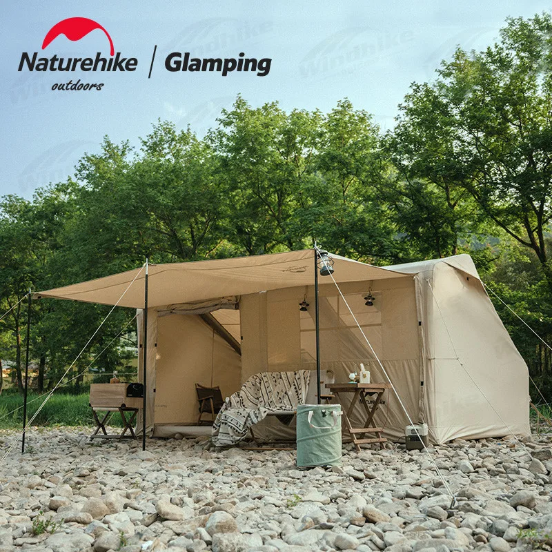 Naturehike Air12Y インフレータブルテント 4-5人用 Naturehike Air12Y インフレータブルテント 2-4 人綿布テント屋外