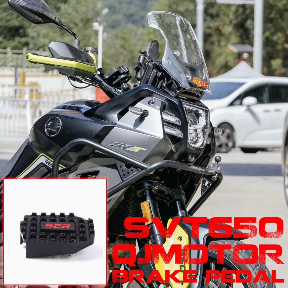 

Anti-Slip Pedal Brake Lever Lengthened Pedal Pad FOR QJMOTOR SVT 650 X SVT650 QJ650 X Motorcycle Accessories Rear Foot Increased