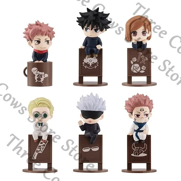 

Anime Jujutsu Kaisen Itadori Yuji Satoru Gojo Kugisaki Nobara Fushiguro Megumi Nanami Kento Ryomen Sukuna Cosplay Figurine Model