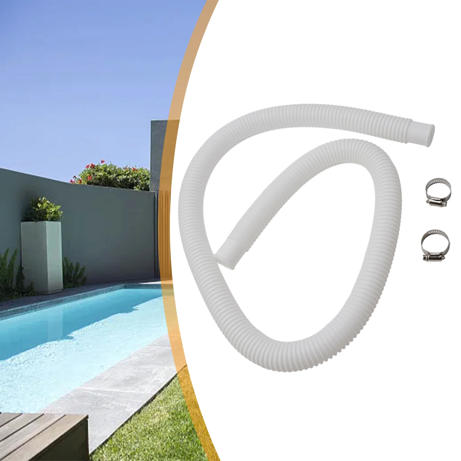 ل انتكس 1.25 بوصة قطر ملحق مضخة حمام السباحة استبدال خرطوم 59 بوصة طويلة لنماذج انتكس 607 و 637