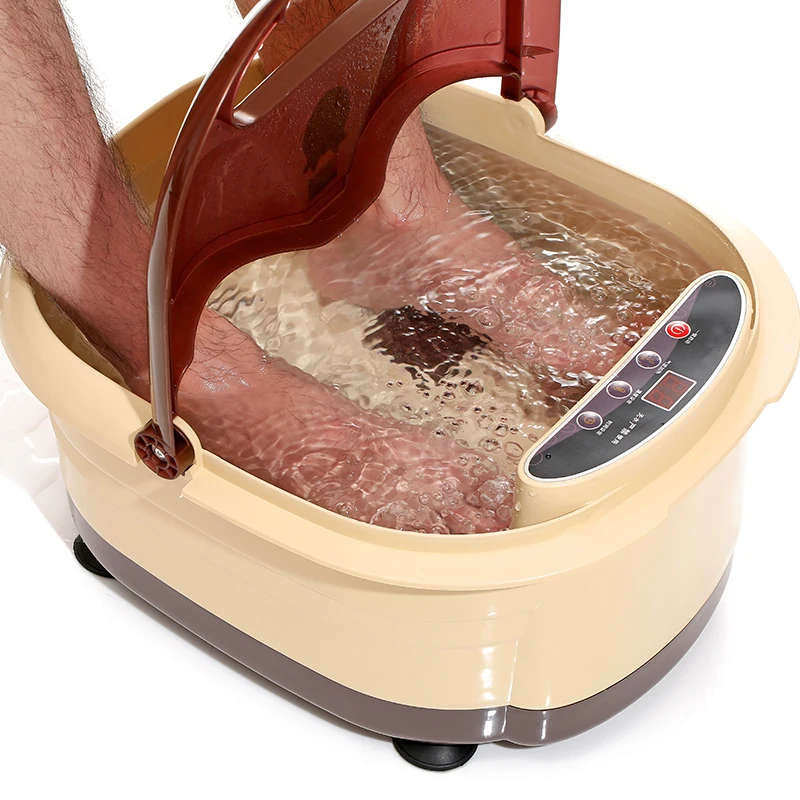 Foot bath, fully covering the feet, massaging the elderly. Foot wash basin,  bath, soaking machine, electric heating