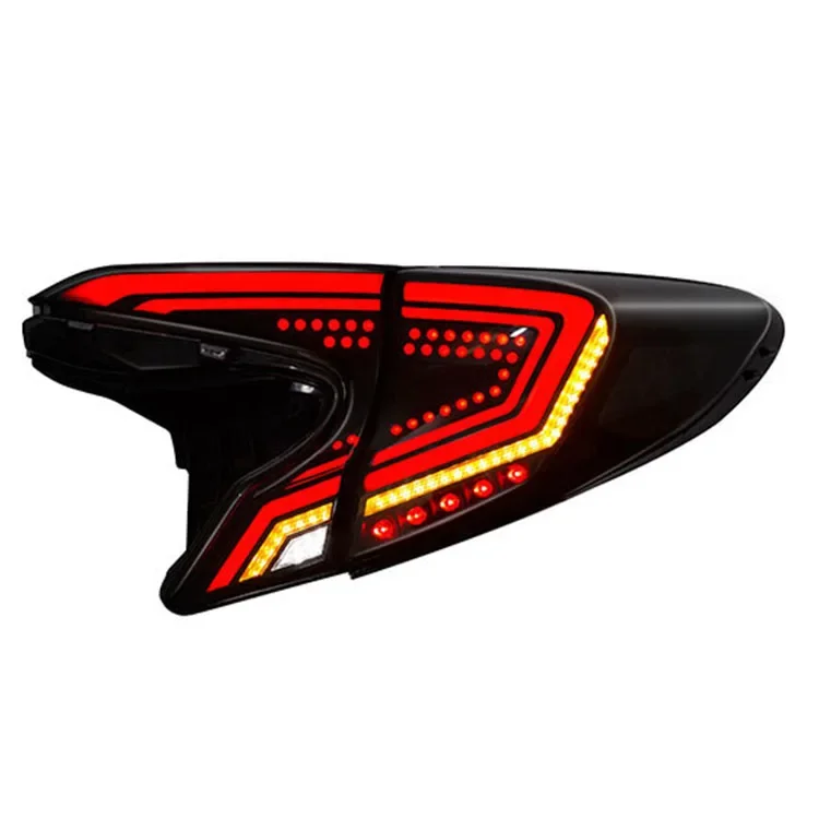 DK Motion Modified Smoke Red LED Car Led Tail Light Rear Lamp For Toyota CHR 2018 2019