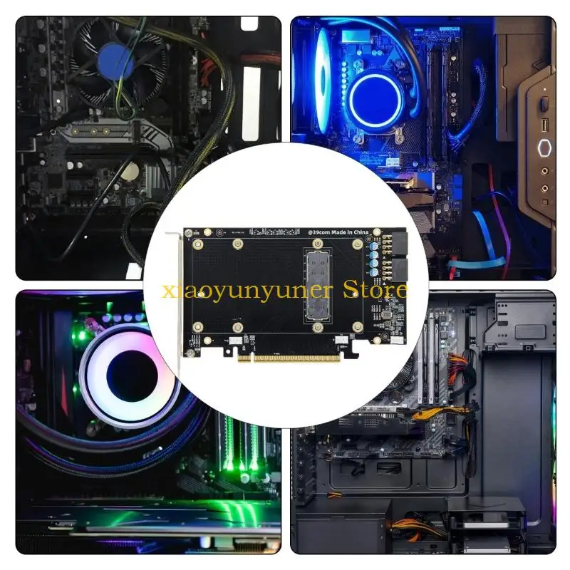 

P9JB Metal SXM2 To PCIe Converters For V100 Compute Cards Optimized Thermals Management