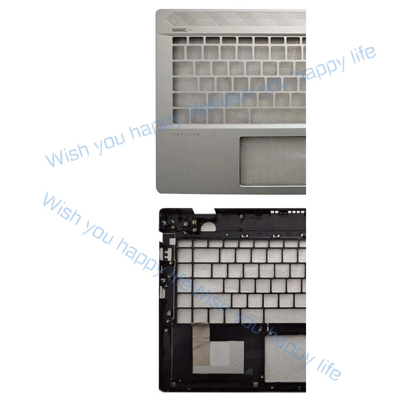 L... C Shell With fingerprint hole For HP Pavilion 14-ce 1004TX 1005TX Keyboard Cover