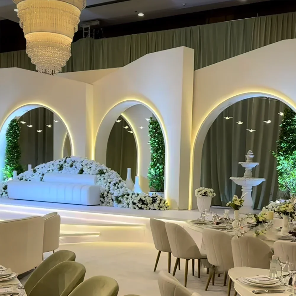 PVC +Acrylic Champagne Wall Holder for Backdrop Party Modern Acrylic Stand Wedding Decoration HOT SALES