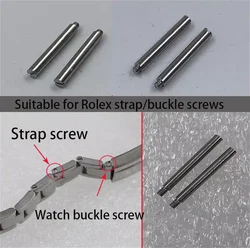 Watch Strap Screw Is Suitable For Rolex Watch Strap Screw Watch Buckle Slotted Screw Shaft Solid Stainless Steel Screw