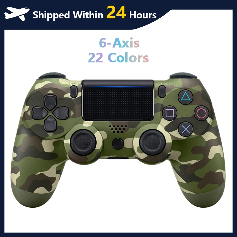 6-осевой контроллер PS4, геймпад с двойной вибрацией для PS4/Pro/Slim/control PS3, контроллеры Bluetooth PS4, беспроводной джойстик PS4