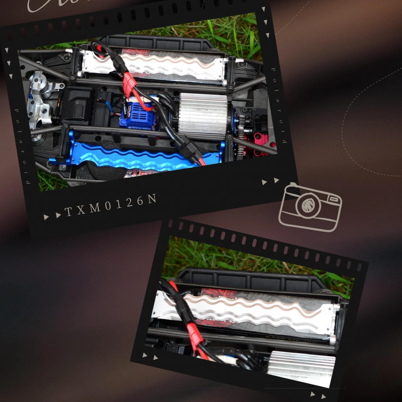 

Aluminium Battery Holder For TRAXXAS 1/5 X-Maxx 6s/8S Monster Truck