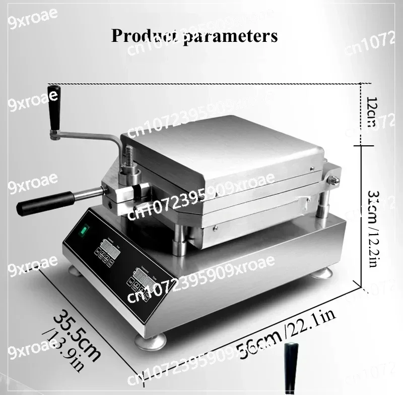 Fossil Cake Making Machine Tako Senbei Maker Machine Pressing Shrimp Pancake Machine Squid Monster Cracker Baking Grill