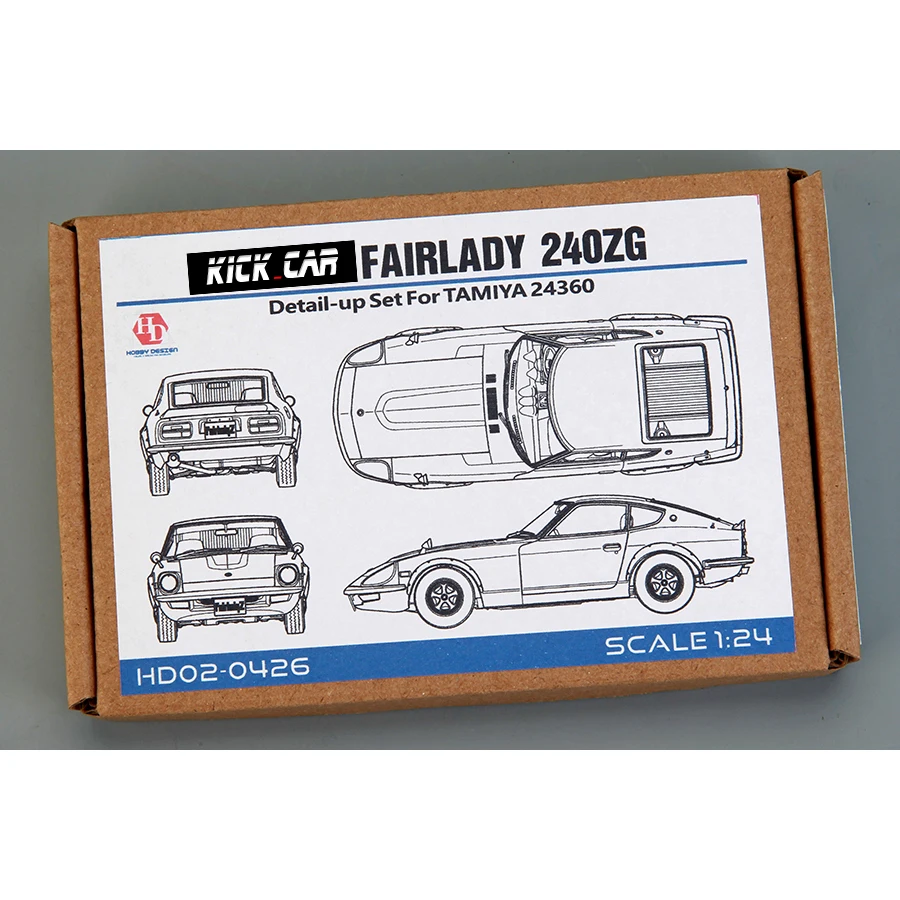 Hobby Design HD02 1/24 modelvoertuigdetailset (PE+hars+metalen onderdelen)