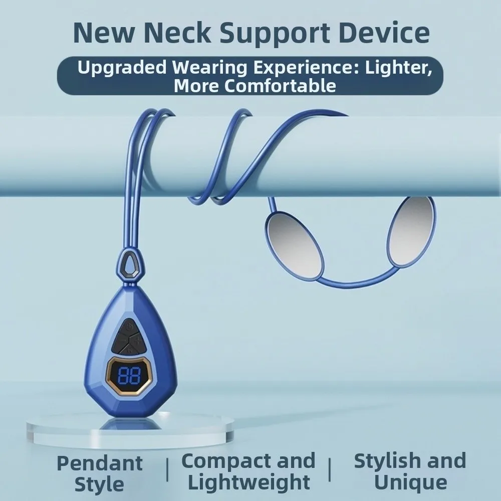 

Heat Function Neck Massager Smart Technology Hanging Neck Smart Cervical Massager Lightweight Pendant Nacklace Cervical Massager