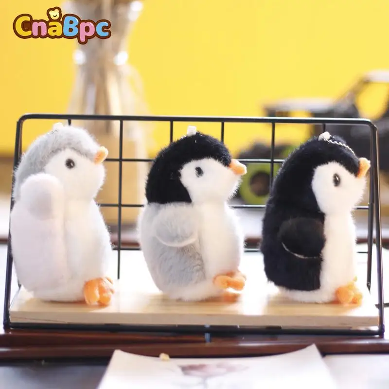 

New Style Soft Plush Pendant Easy Hanging Mini Eyes Cute Penguin Plush Keychain Bag Pendant Accessories Toy Doll