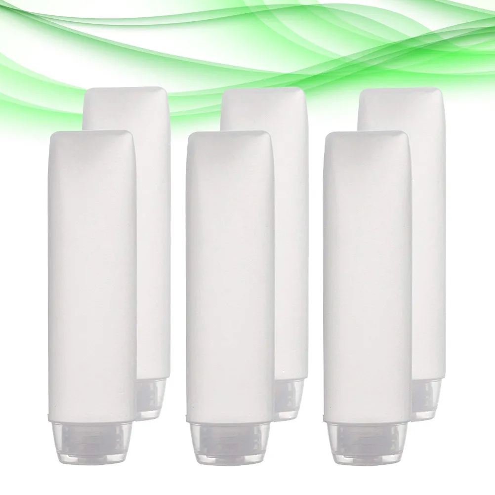 

8Pcs Squeeze Bottles 50Ml Plastic Dispensers Leakproof Travel Makeup Subcontainers Portable Gel Storage Lightweight