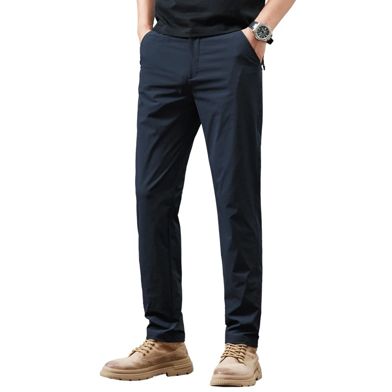 

Мужские уличные свободные брюки Мужские прямые повседневные брюки Высококачественные новые летние тонкие стильные эластичные спортивные брюки