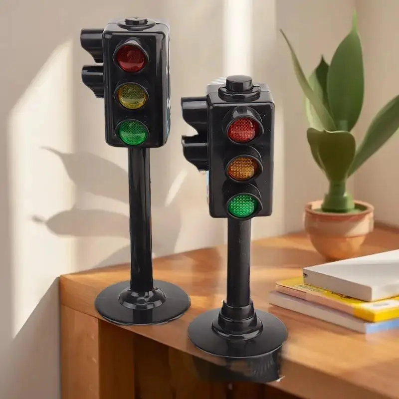Children's Toy Traffic Light Model, Teaches Safety, Single Piece.