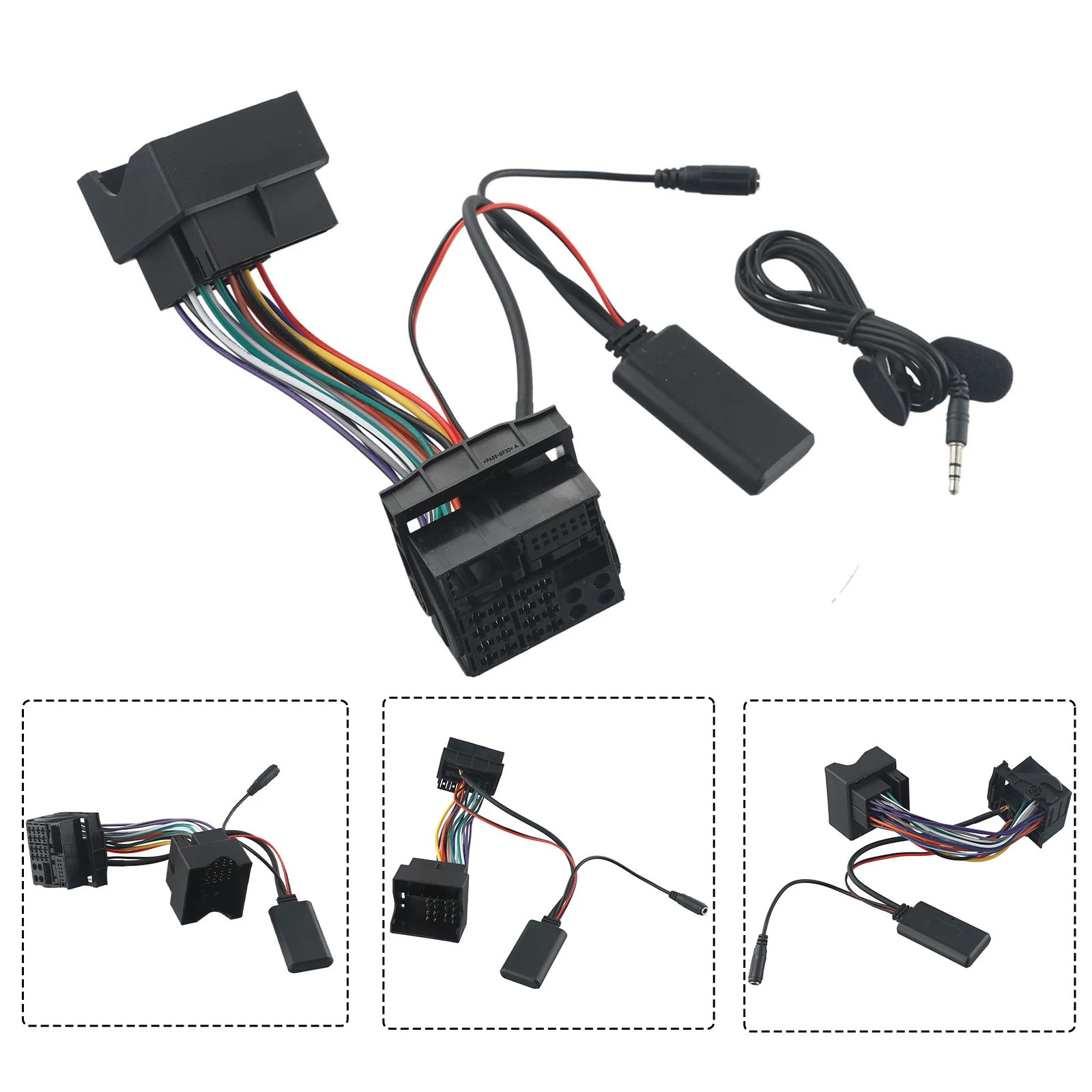 AUX Cable Adapter with External MIC for Opel CD30 CDC40 CD70 DVD90 Radios 5.0 Compatible Car Audio Input Module