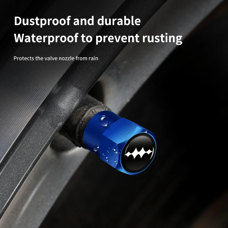 Car Wheel Tire Valve Caps Tyre Rim Stem Dustproof Covers For BYD Formula Leopard Leopard 3 Leopard 5 Leopard 8 Titanium 7 S GT