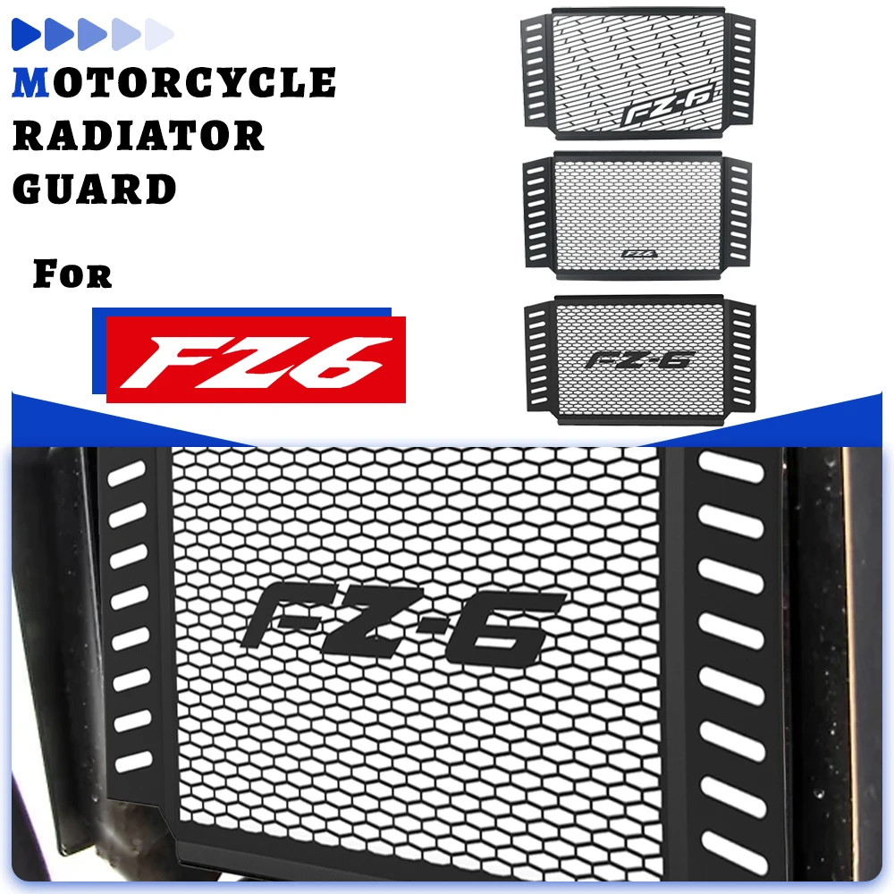 

Motorcycle FZ6 N/S/S2 Fazer 2004-2006 For Yamaha FZ6 FAZER FZ 6 FAZER 2007 2008 2009 2010 Radiator Grille Guard Cover Protector
