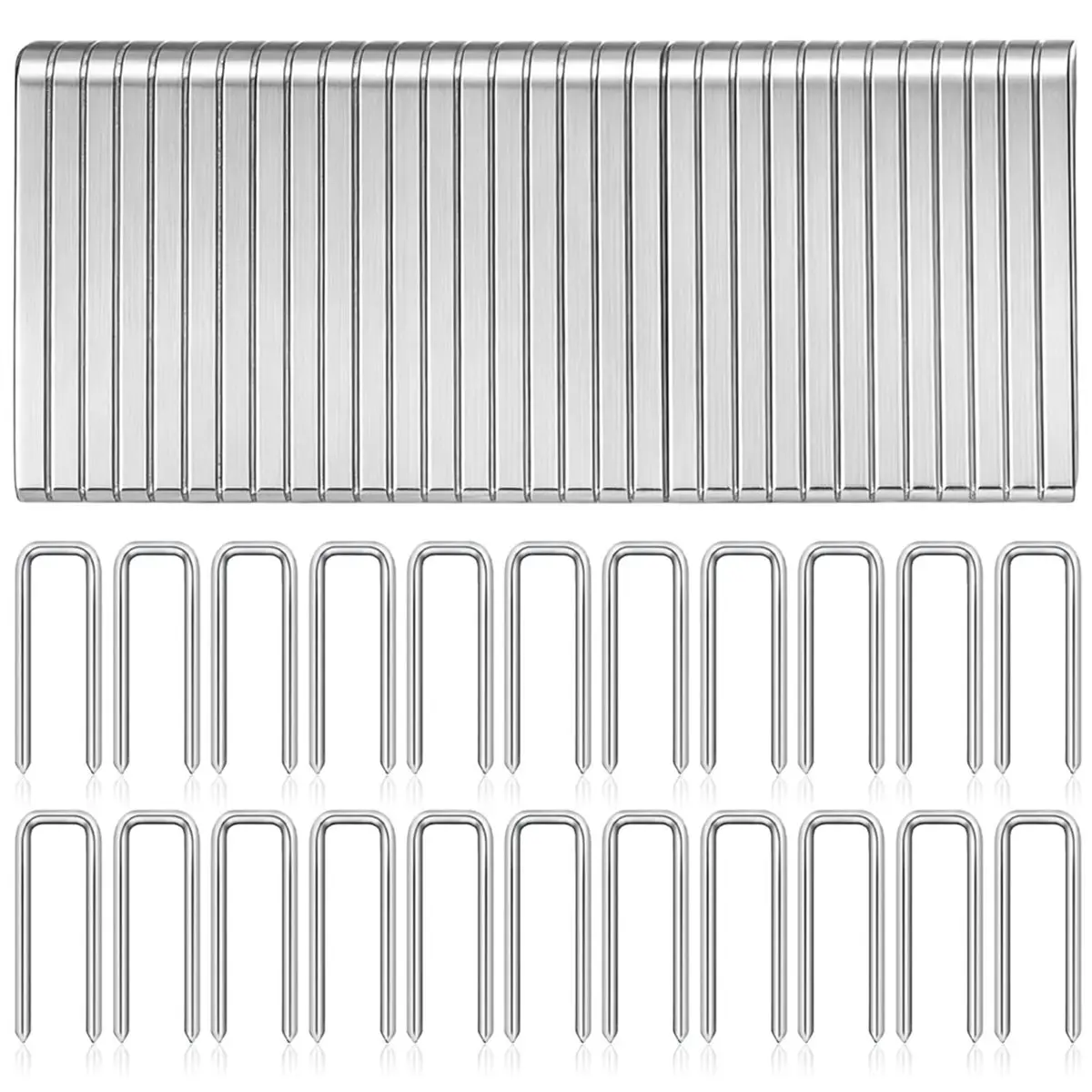 80 PCS Plantation Shutter Repair Plantation Shutter Pins Parts Silver Missing Metal Indoor Louver Staples Tools Repair
