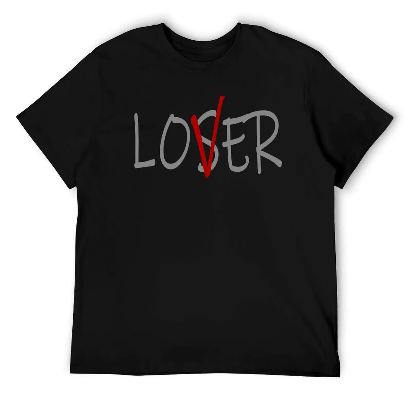 

Loser or Lover  T-Shirt t shirts for man cotton soft printed t shirts for man t shirts for man pack white T-Shirt