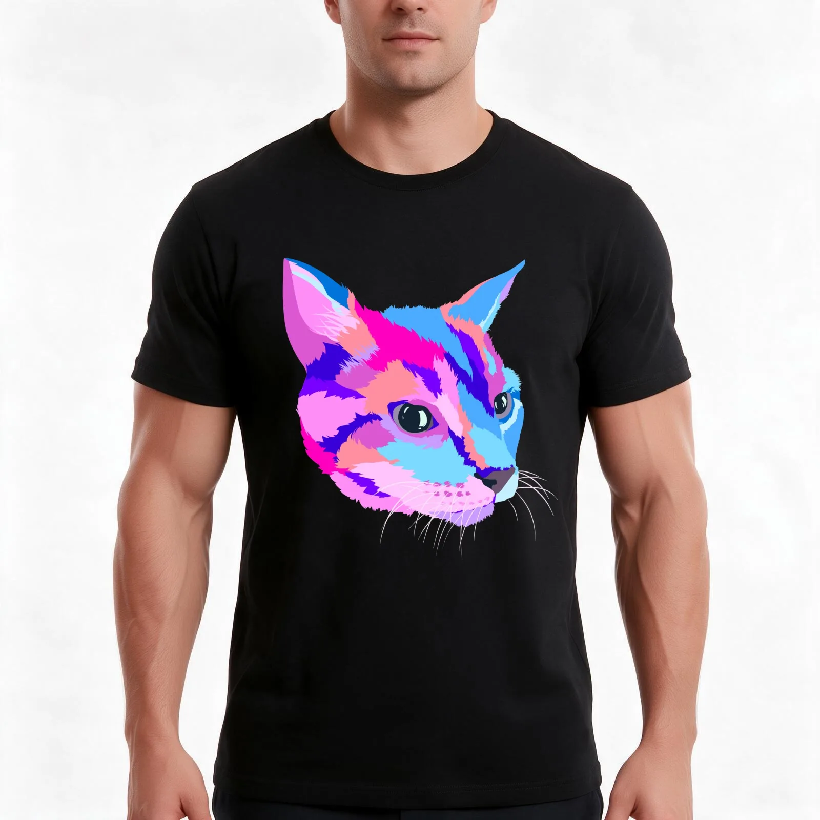 Dunkin T-Shirt, Summer Casual Cotton Tee, Oversized Streetwear Tops, Vintage Graphic Print, Loose Fit Short Sleeve, 100% Cotton