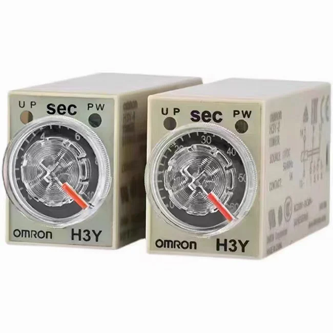 تأخير الموقت التتابع حجم مصغر مع 220 فولت/110 فولت التيار المتناوب/تيار مستمر 24 فولت/12 فولت قاعدة مختومة المقبس SPDT الوقت #4