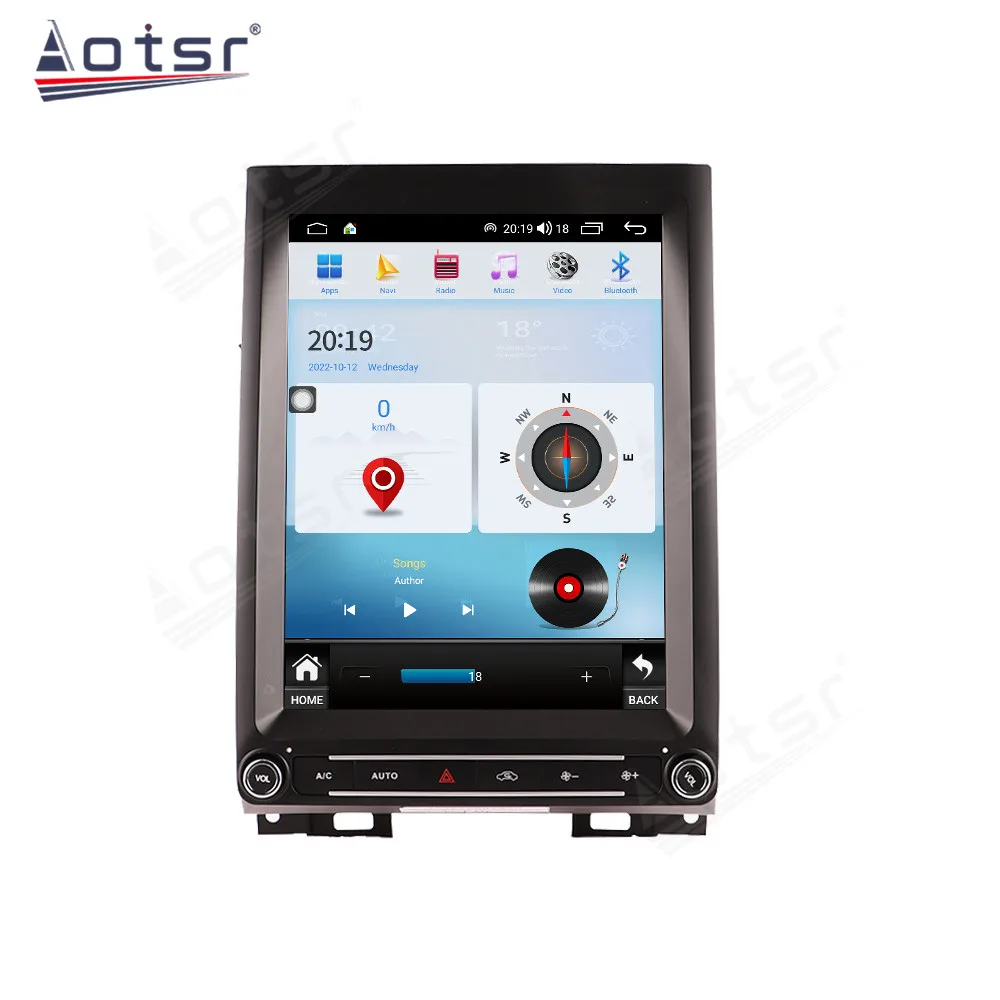 Vertical Screen Automotive Multimedia Android For Ford Raptor F350 2015 2016 2017 2018 2019 2020 CAR GPS Stereo Radio Head Unit