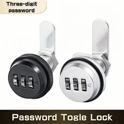 3 Digit Security Password Keyless Drawer Cam Lock Combination Coded Door Cabinet Home Hardware Zinc Alloy Mail Box