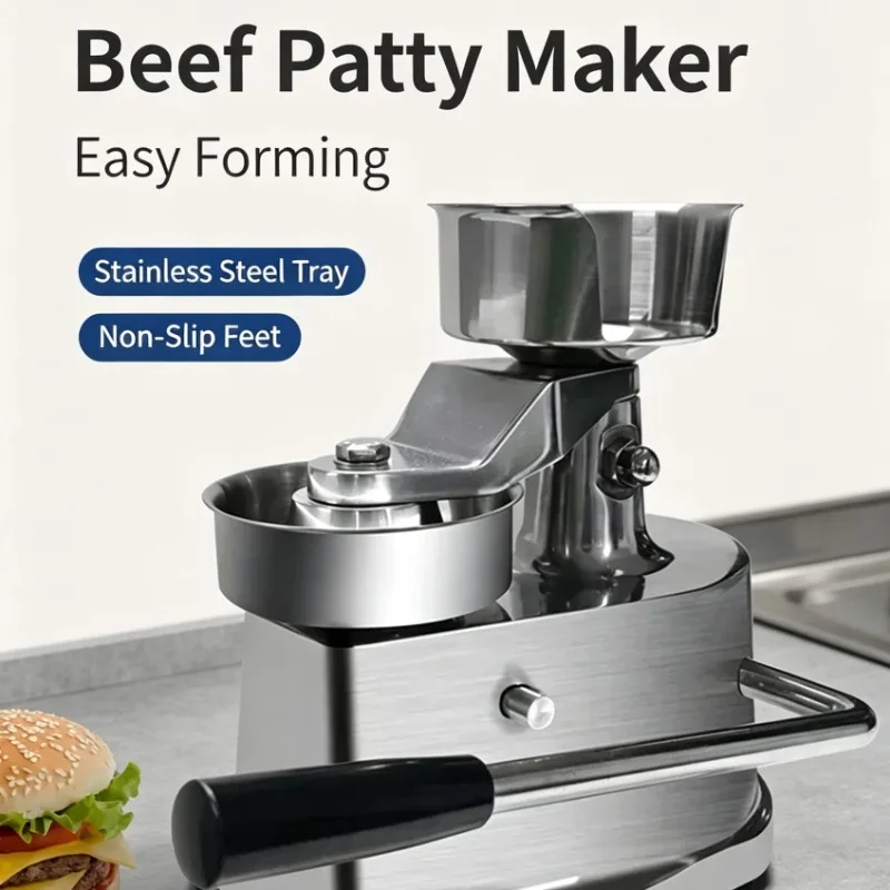 10cm Hamburger Patty Maker Small Round Beef Patty Forming Machine Food Processing Equipment