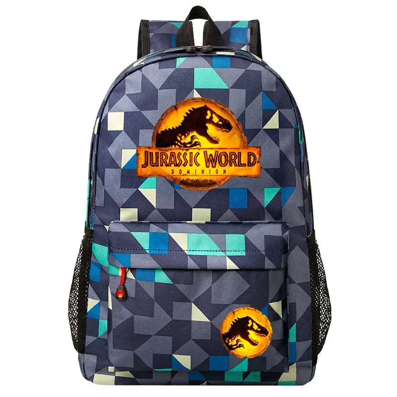 NEW Jurassic World Dominion Kids school bag high quality Children student backpack schoolbag teenager Laptop Shoulder Bags