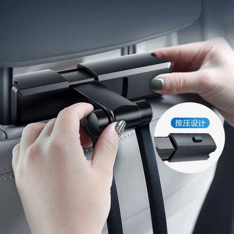 Adjustable Telescopic Car Headrest Mount for Phone & Tablet 5