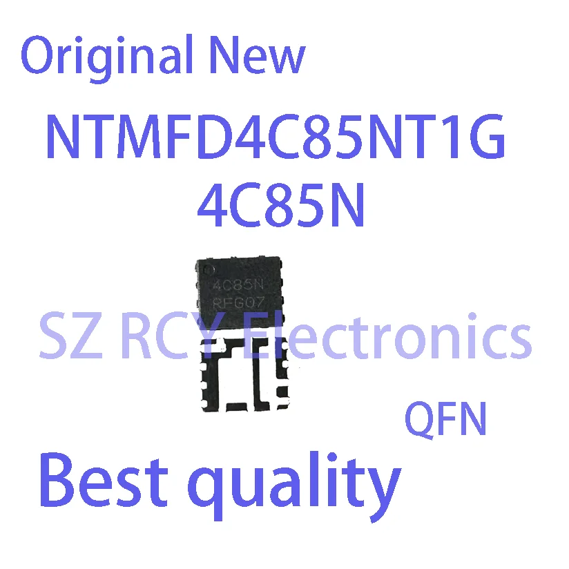 (5-10 PCS)New NTMFD4C85NT1G 4C85N QFN MOSFET IC Chip electronic