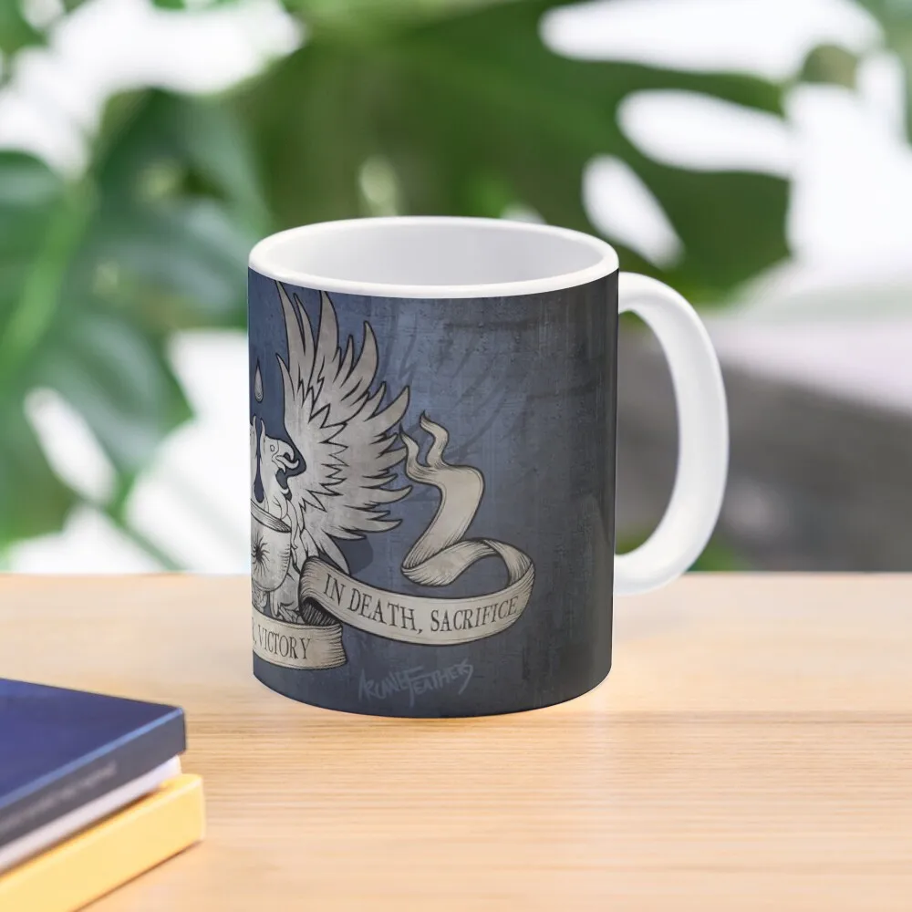 Dragon Age Grey Warden Motto Classic  Mug Cup Photo Simple Printed Picture Gifts Design Coffee Drinkware Tea Handle Round Image