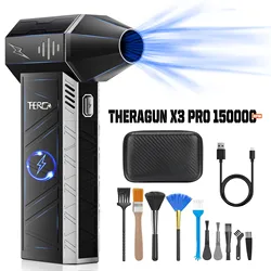 X3PRO Mini Handheld Turbo Fan Jet-150000RPM Powerful Compressed air Duster for Car Dryer/PC/Home-Industrial Duct Blower