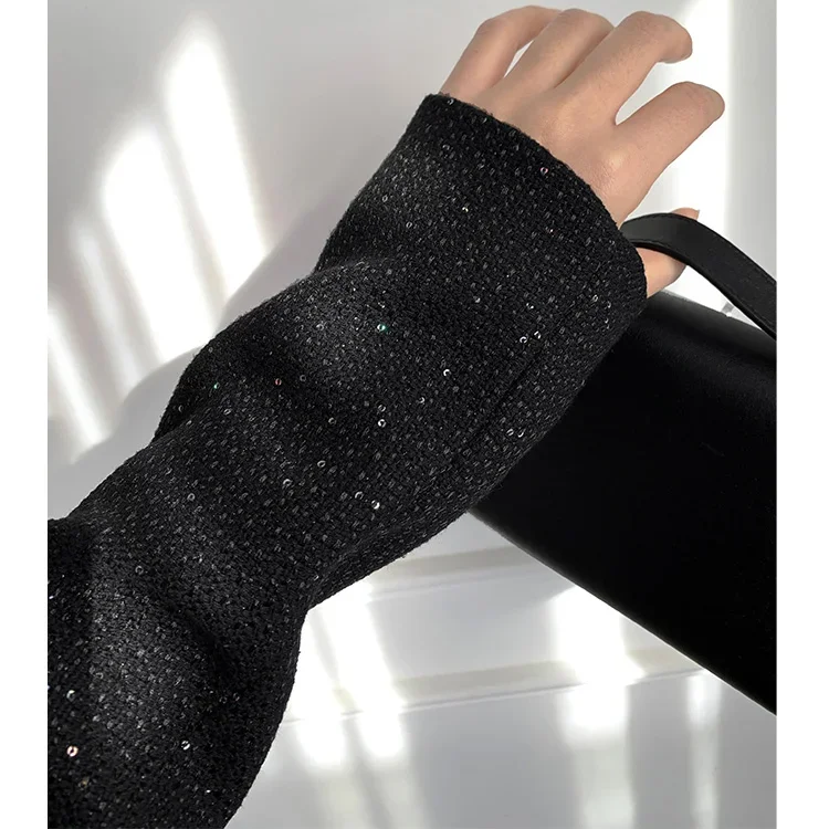 Chaqueta de traje de moda coreana para mujer, Blazer negro para oficina, chaquetas de negocios, ropa femenina, otoño e invierno, 2024