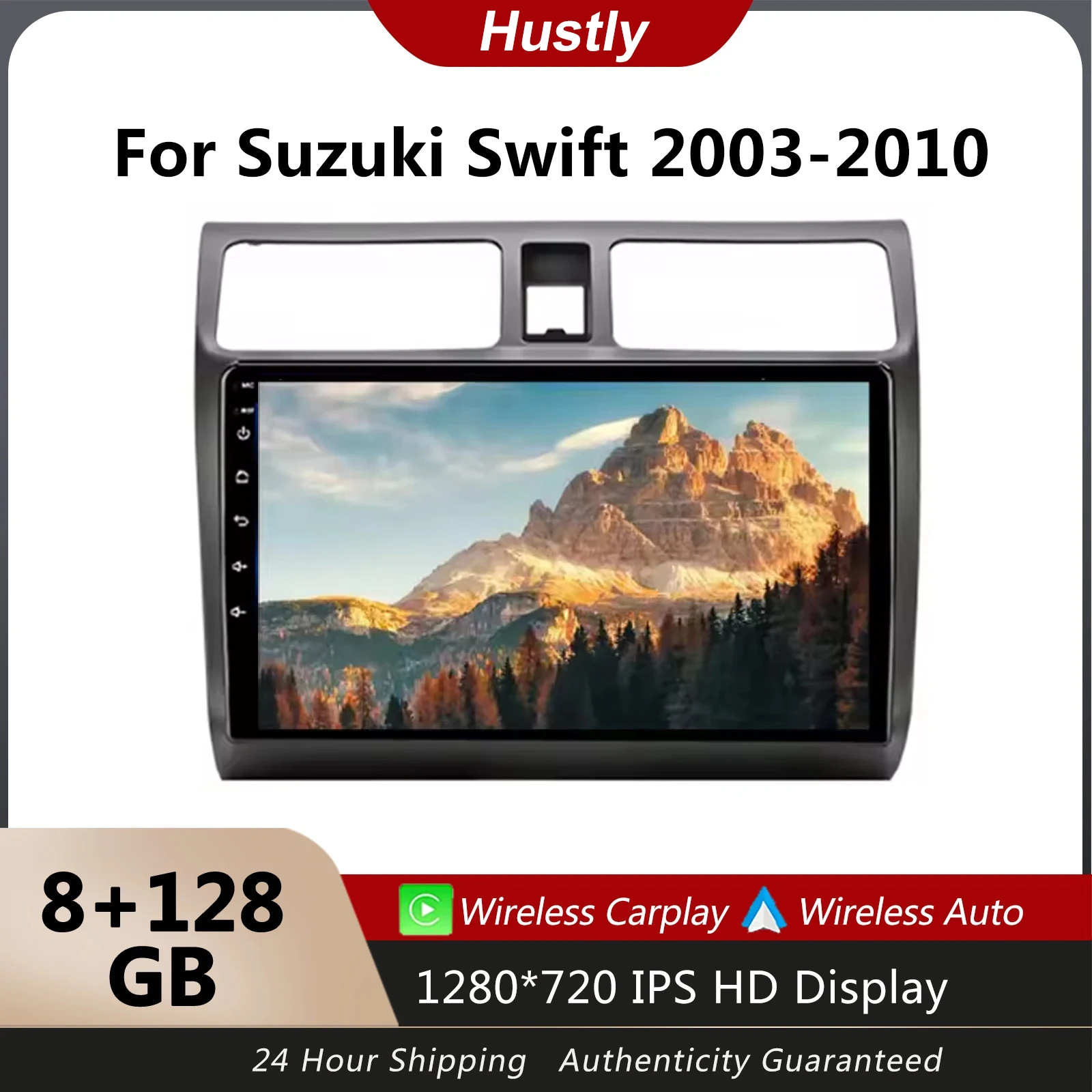 

Hustly android radio for suzuki yuyan 2003-2010 wireless carplay car multimedia player car radio playback tool GPS/DSP