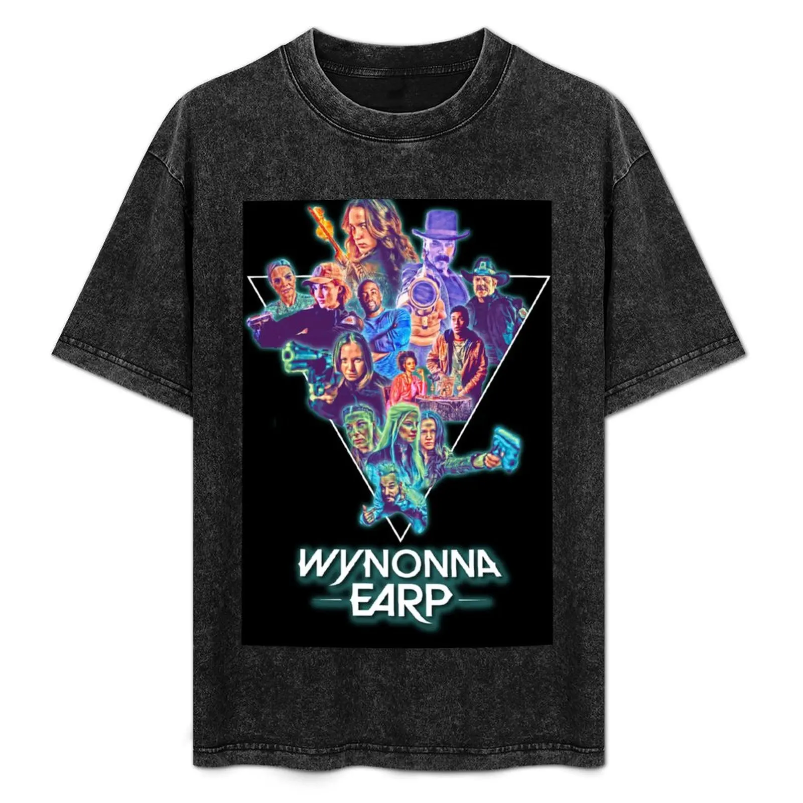 Wynonna Earp 80's Theme Collage T-Shirt Summer Holiday Casual Tee