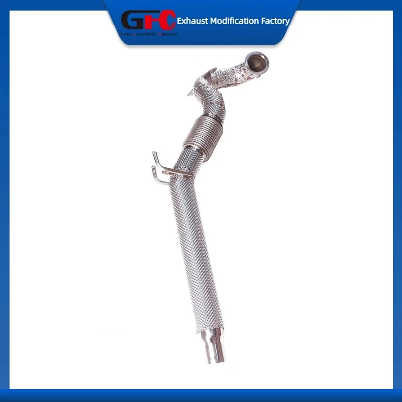 GFC Catless Downpipe for Golf 7.5 8 Mk7 Mk8 Audi A3 Lavida Lamandol 1.4T High Performance 304 Stainless Steel Car Exhaust System