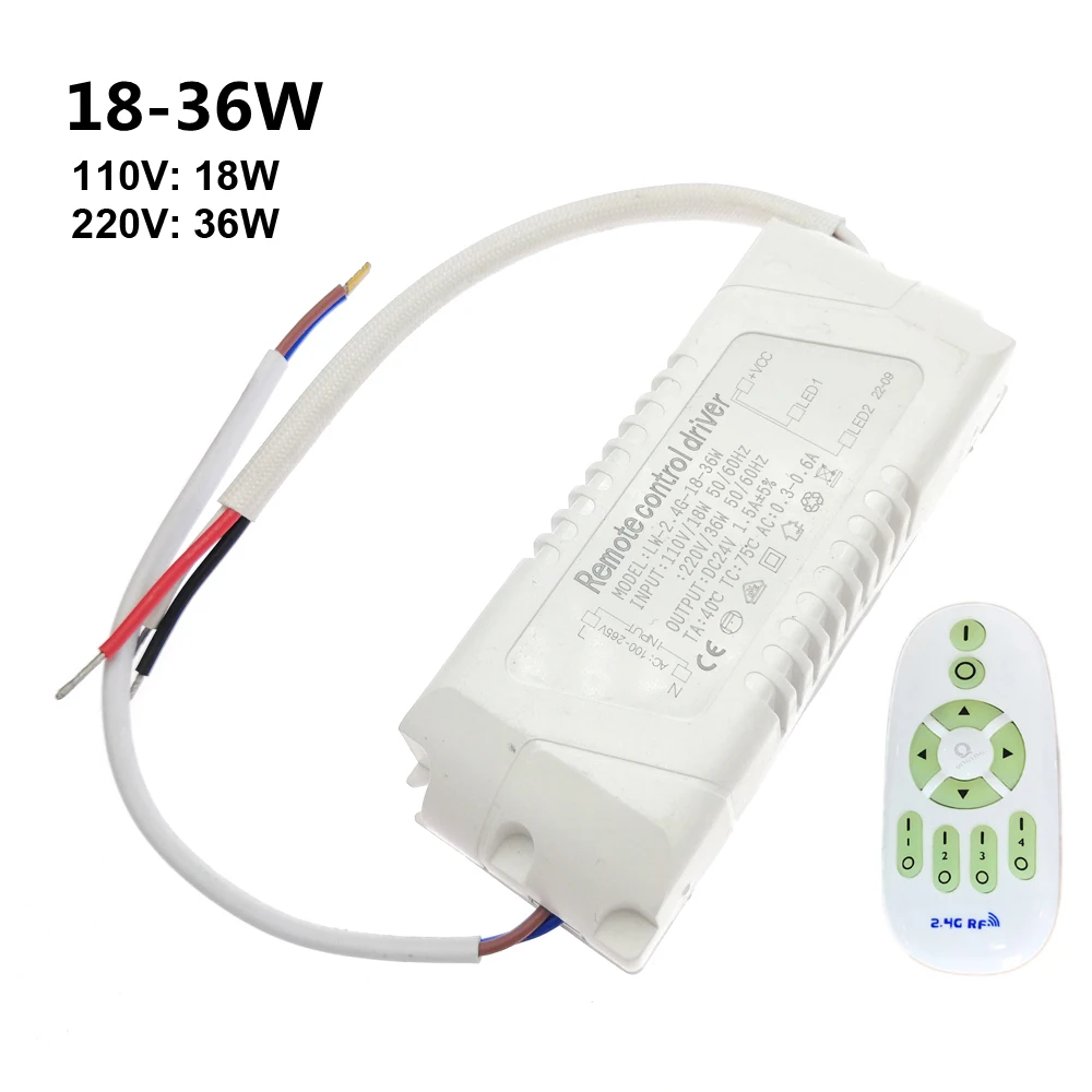 24V Remote control driver 2.4G power supply be used for 24V dual colors LED strip dimming&color changing Input 220V output 24V